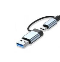 INCA IUTP-7T USB/Type-C Hub X5 USB 3.0 + 2 Type-C Aluminyum Kasa ÇOKLAYICI